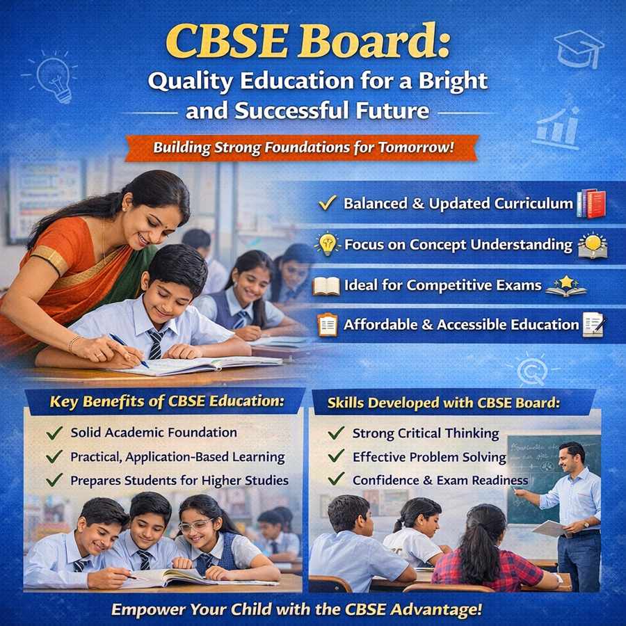 📘 CBSE Board – Quality Education for a Bright & Successful Future
